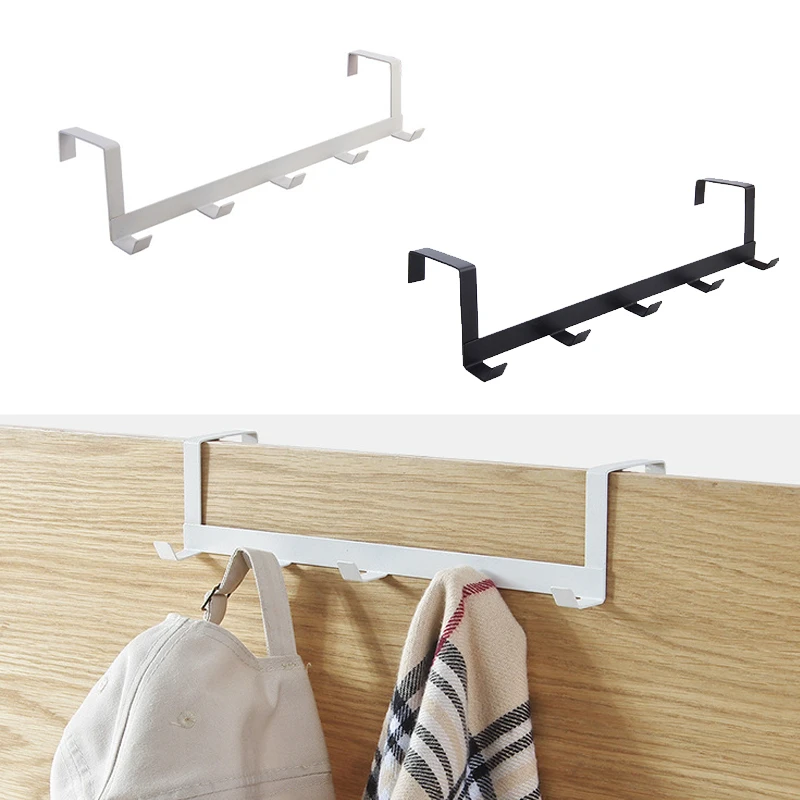 Home Edit Bathroom Storage - Haczyki nad drzwiami 5 haczyków do
