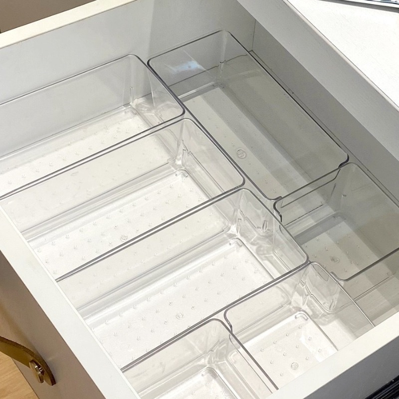 Home Edit Bathroom Storage - 7 sztuk przezroczystych, akrylowych pojemników do