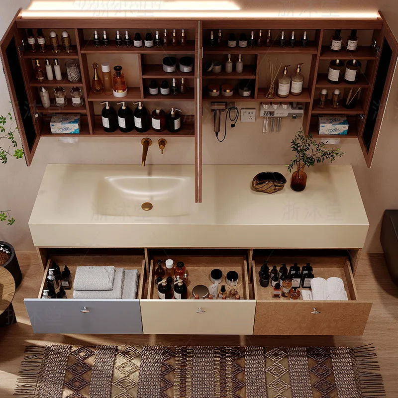 Dekoracje, kosmetyki, szafka ł – Home Bathroom Vanity Combo recenzja i cena