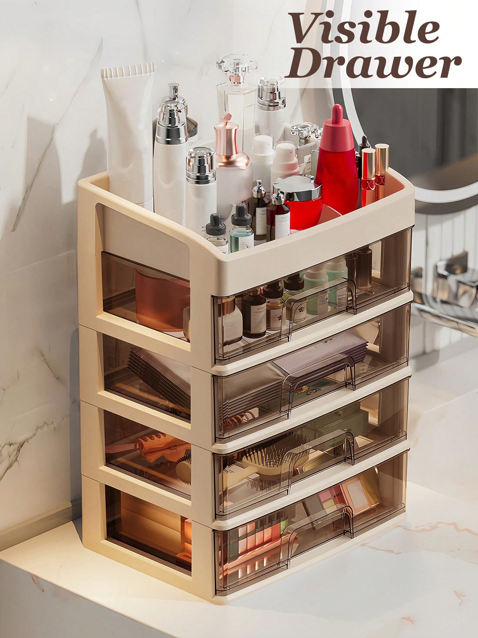 Organizer do kosmetyków, szufl – Home Essentials Bathroom Storage recenzja i cena