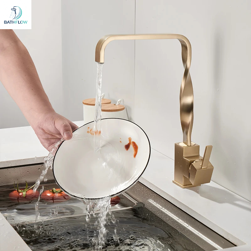Złota bateria umywalkowa do ła – Basin Mixer Tap recenzja i cena