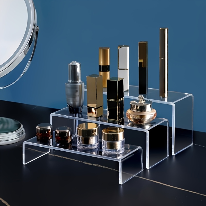 Przezroczysty, w kształcie lit – Home Edit Bathroom Storage recenzja i cena