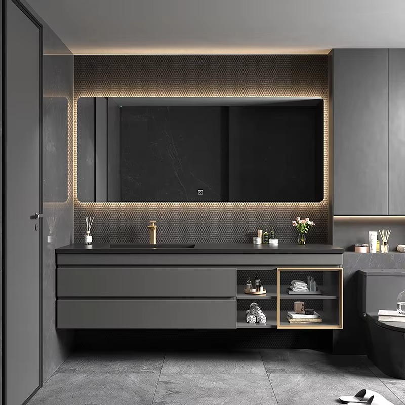 Klasyczne nordyckie oświetleni – Home Bathroom Vanity Combo recenzja i cena